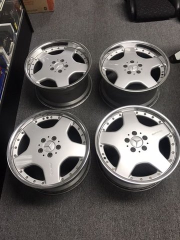Wheels and Tires/Axles - AMG BBS Wheels 2 Piece Monoblock Rare r129 AMG Sport 18x8.5 18x10 2 sets available - Used - 1983 to 2002 Mercedes-Benz 600SL - Orange, CA 92869, United States