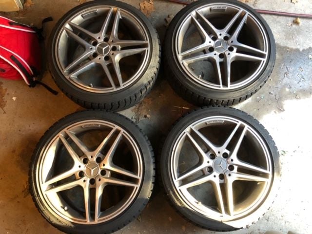 Wheels and Tires/Axles - FS: W204 C63 Wheels + Blizzaks - Used - 2008 to 2015 Mercedes-Benz C63 AMG - Bucks County, PA 18901, United States