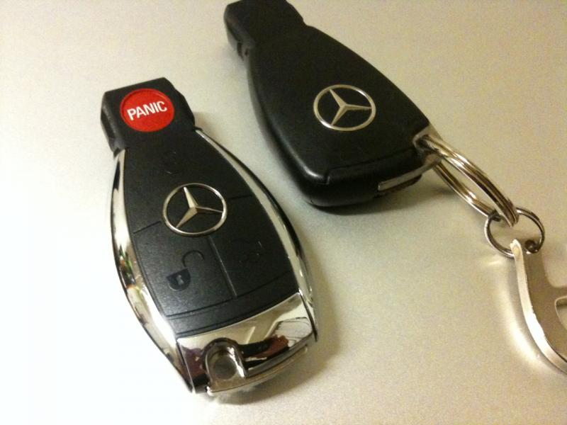 Can I start my Mercedes Benz E350 with a metal key inside the key fob? -  Quora
