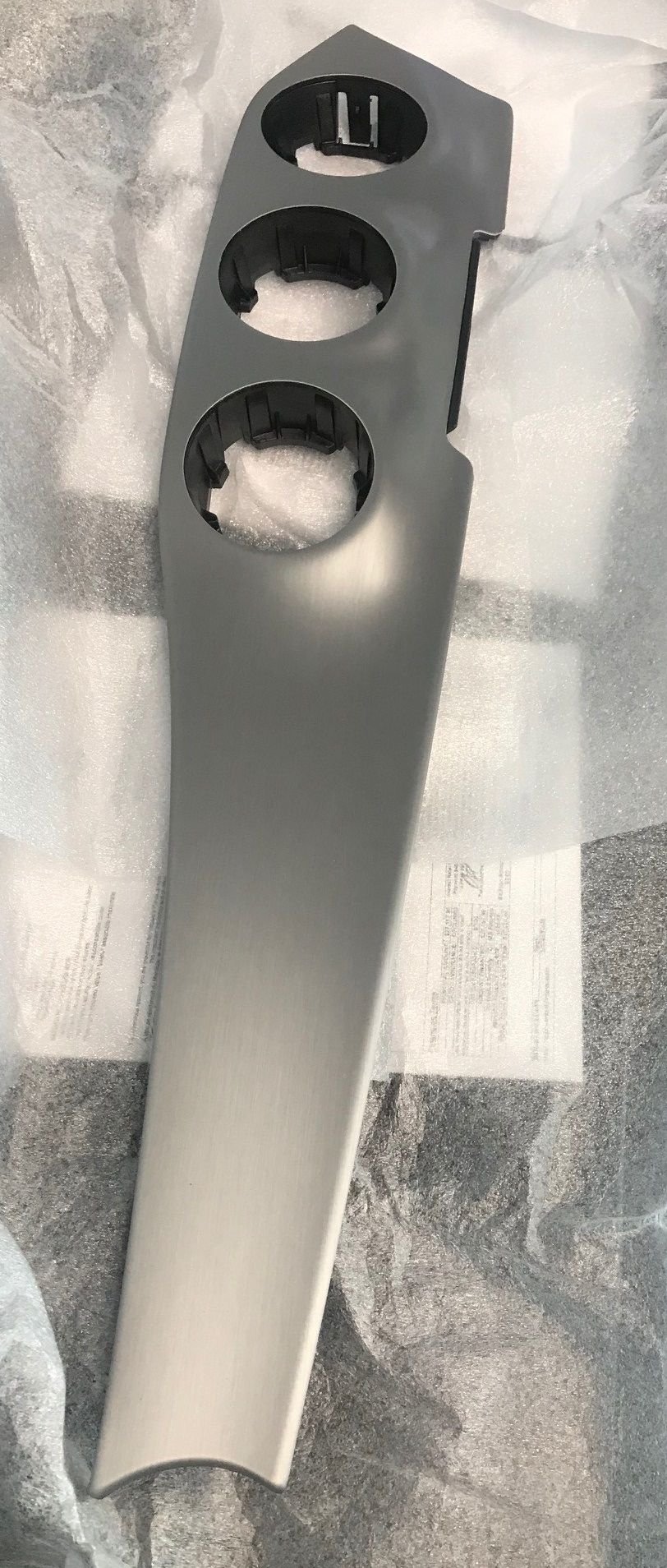 Interior/Upholstery - FS MY15-MY18 CLA Center Console Trim - H79 Aluminum (Longitudinal Grain) - New - 2015 to 2018 Mercedes-Benz CLA45 AMG - Winnipeg, MB R2R2R2, Canada