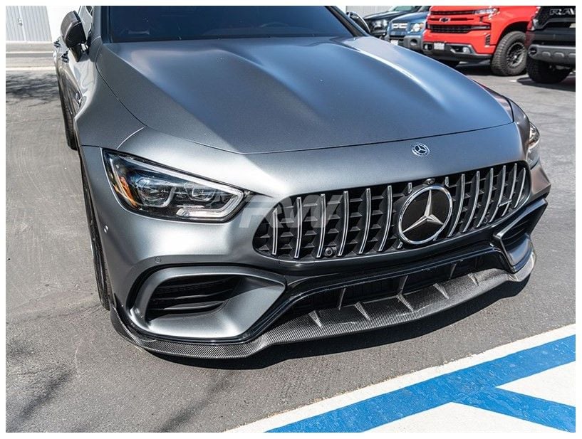Exterior Body Parts - Mercedes X290 GT63S Carbon Fiber Front Lip (2019 - 2023) - New - 2019 to 2023 Mercedes-Benz AMG GT 63 S - San Mateo, CA 94010, United States