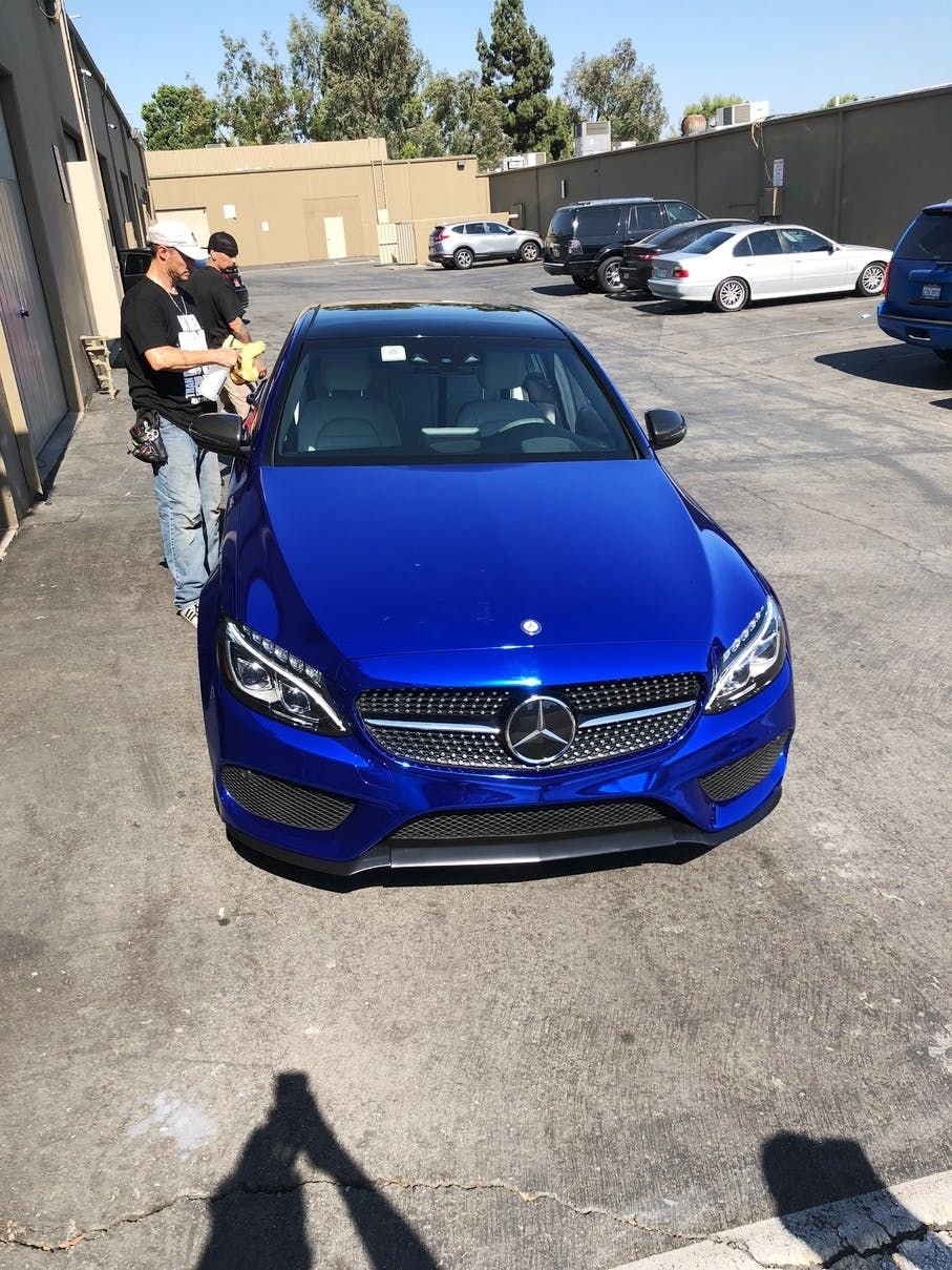 2016 Mercedes-Benz C450 AMG - The beauty literally turns heads. - Used - VIN 55SWF6EB6GU114035 - 52,000 Miles - 6 cyl - AWD - Automatic - Sedan - Blue - Gardena, CA 90249, United States