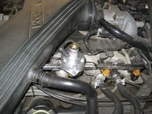 Mallory Adjustable Fuel Pressure Regulator -- 35 psi @ 750 rpm.