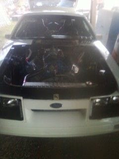 mustang front end