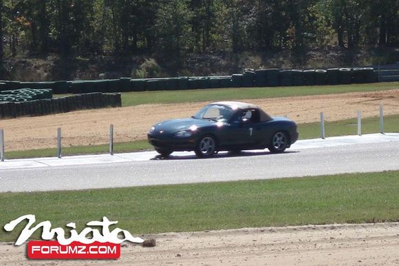 Track: Carolina Motorsports Parkway
Date: October 15-16, 2011
Car: 1999 Mazda Miata with minor bolt-ons and some lost weight.