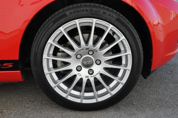 OZ Wheels 17 inch with Bridgestone Tyres