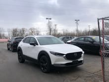 Wife just signed on this ‘21 cx30 turbo, officially a dual turbo Mazda household! 250hp 320ft/lb it’ll probably beat the Miata to 60 hahah 