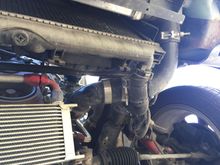 Intercooler piping hot side