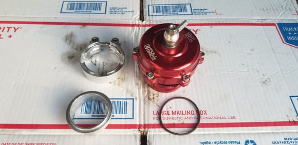 Full-Race Branded Tial Q 50mm BOV. Includes hardware. The flange appears to have been cut off of a different pipe, but is still weldable. $230