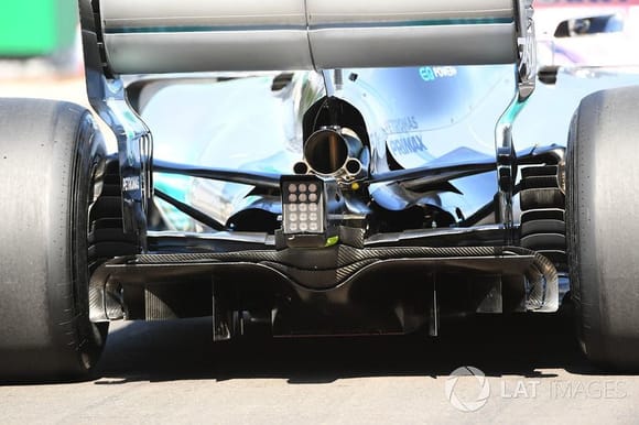 2018 Mercedes F1 rear