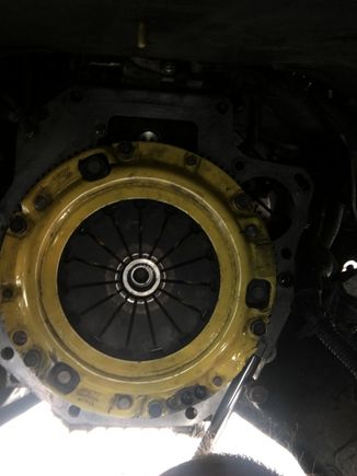 ACT HD clutch and p plate installed