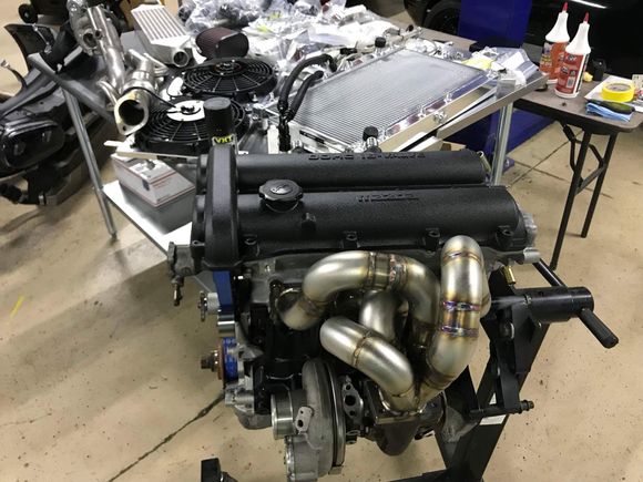 Briggs Motorsport manifold that I wish I bought instead of the Begi cast 😩