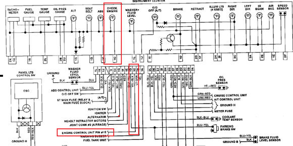 MIL Light Wiring Diagram (Check Engine Light)