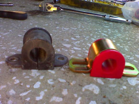 EnergySuspension sway bar bushing kit. front and rear.