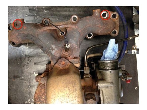 1989 Mazda 323 GT turbo manifold.