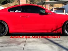 At Amp'd Motorsports after Tanabe Coils, Hotchkis Sways, MXP Exhaust