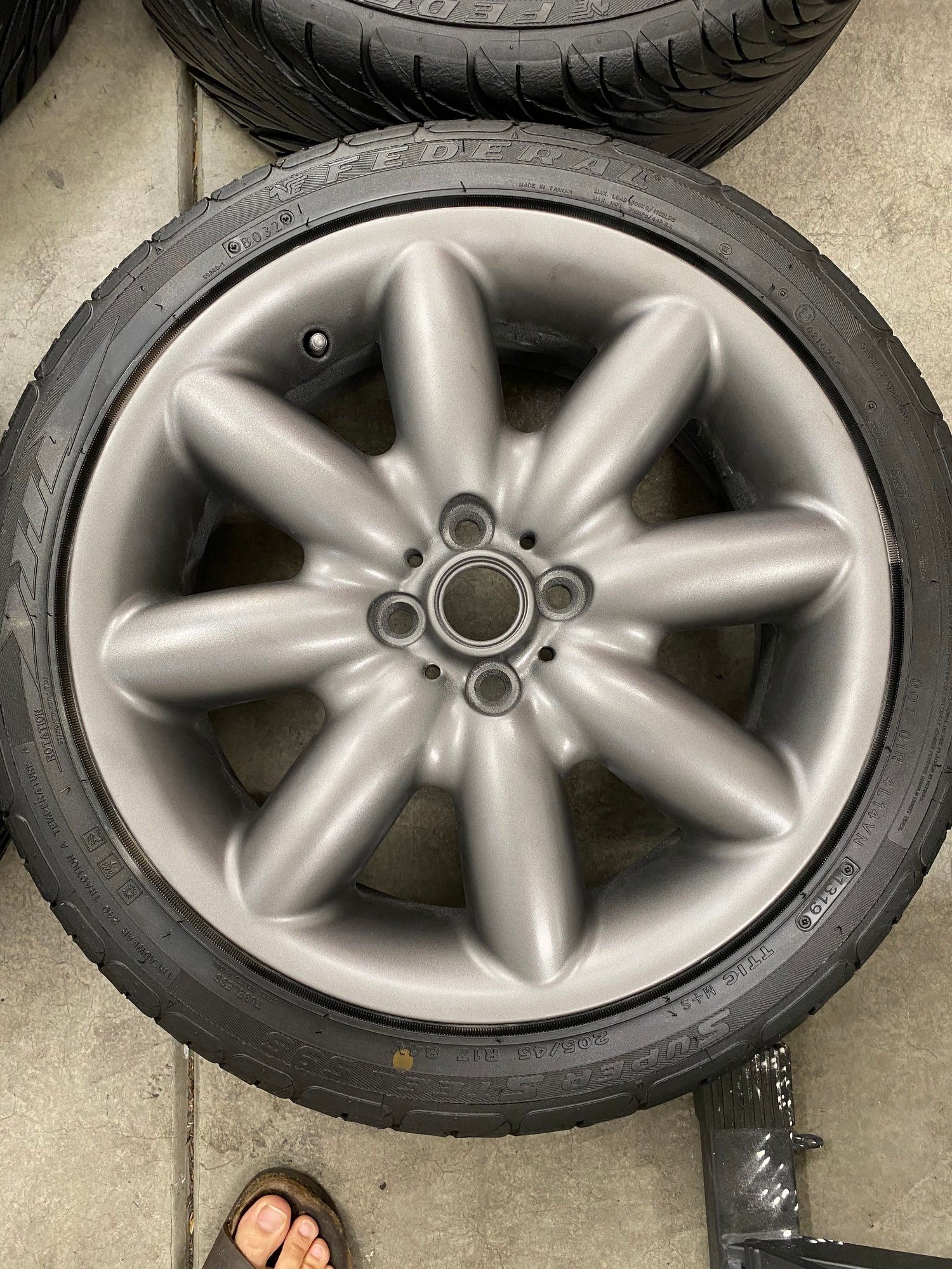 Wheels and Tires/Axles - 17 inch S lites painted graphite grey with almost new tires - Used - 2002 to 2013 Mini Cooper - Porter Ranch, CA 91326, United States