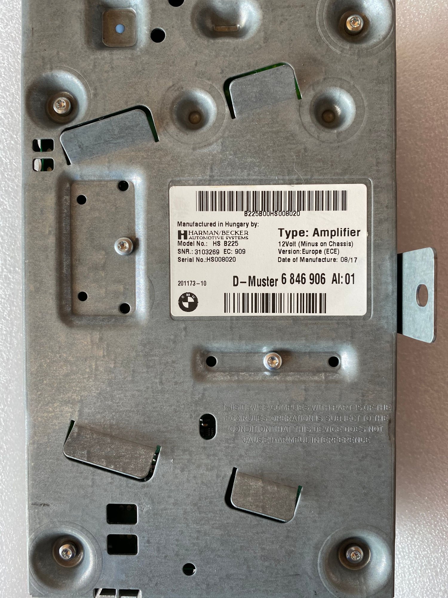 Audio Video/Electronics - OEM Harmon Kardon Amp - Used - 2013 to 2020 Mini All Models - Apo, NY 09012, United States