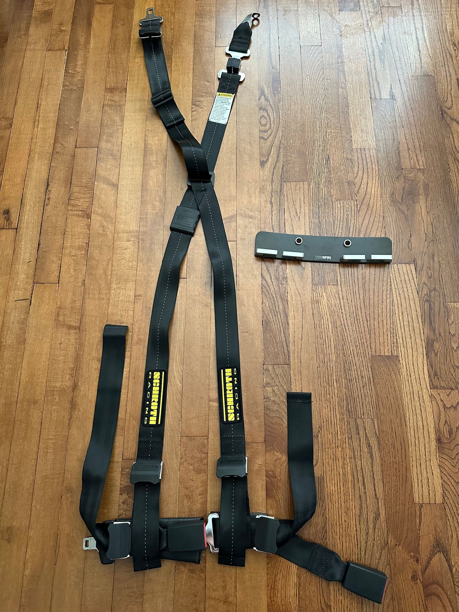 Interior/Upholstery - Schroth Racing Rallye 4 Point Quick Fit Racing Harness w/ Top Spin Design CF Holster - Used - 2001 to 2006 Mini R53: "Mk I" Mini Cooper S - 2001 to 2006 Mini R50: "Mk I" Mini One & Cooper - La Habra, CA 90631, United States