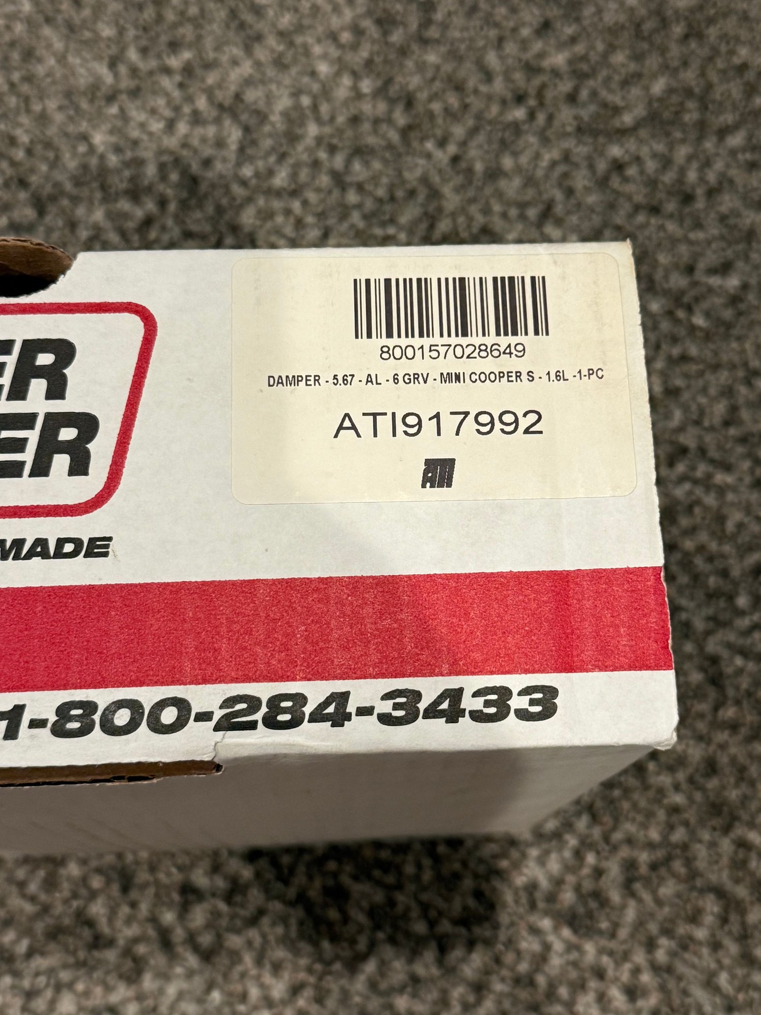 Engine - Power Adders - ATI Damper Stock Size NIB R52/R53 - New - -1 to 2027  All Models - -1 to 2027  All Models - Idaho Falls, ID 83402, United States