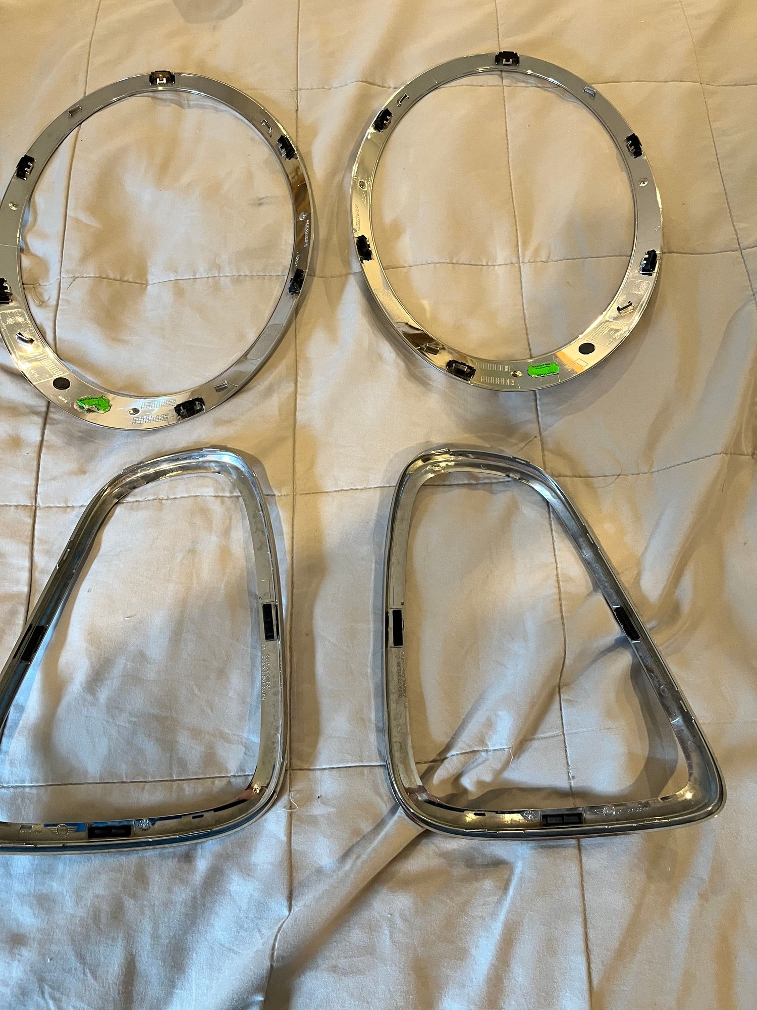 Accessories - Chrome light trim rings - New - 2006 to 2010 Mini R56: "Mk II" Mini Hatch/Hardtop range - White Plains, NY 10530, United States