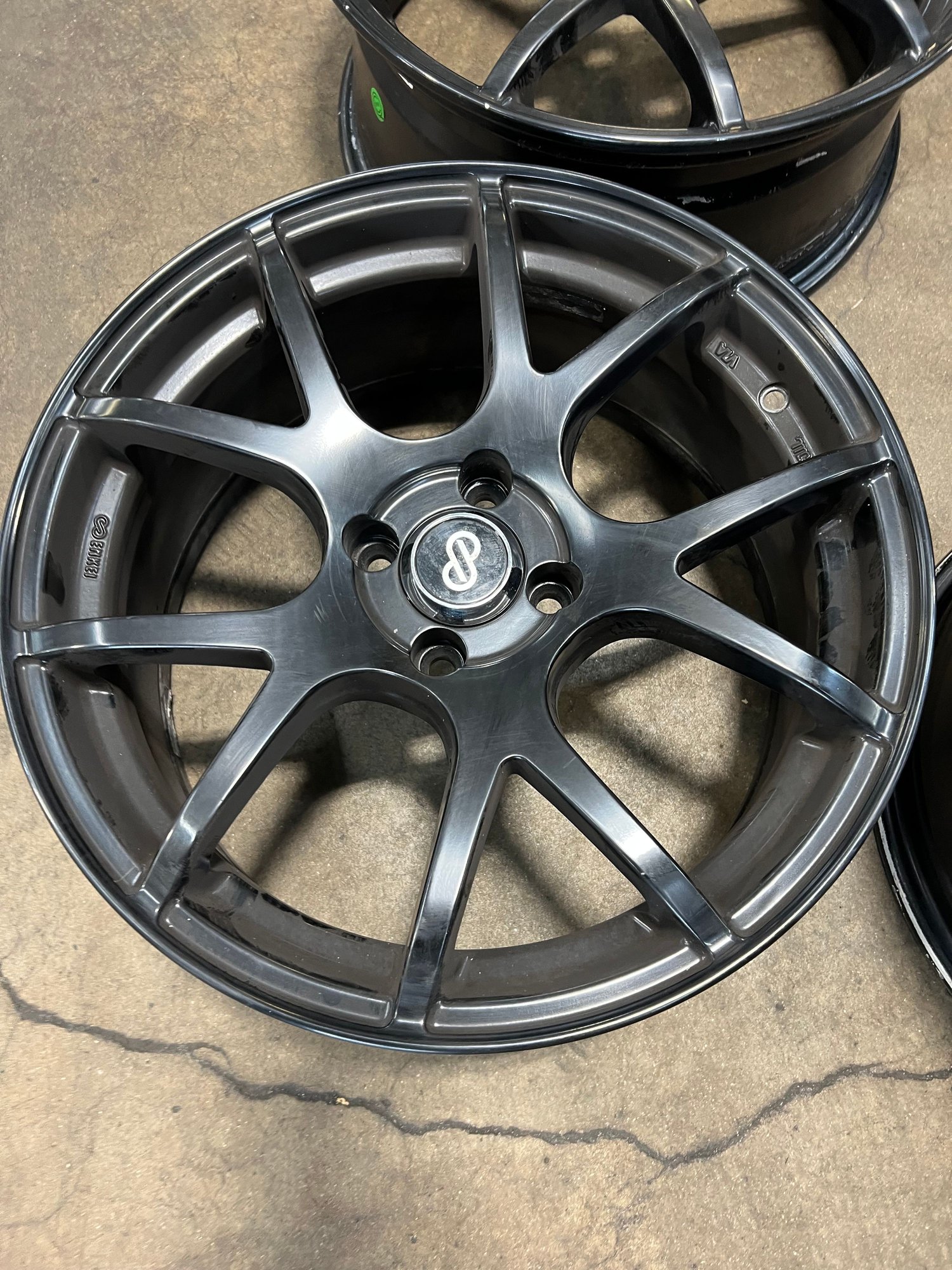 Wheels and Tires/Axles - Enkei M52 4x100 Matte Black - Used - All Years  All Models - Atlanta, GA 30317, United States