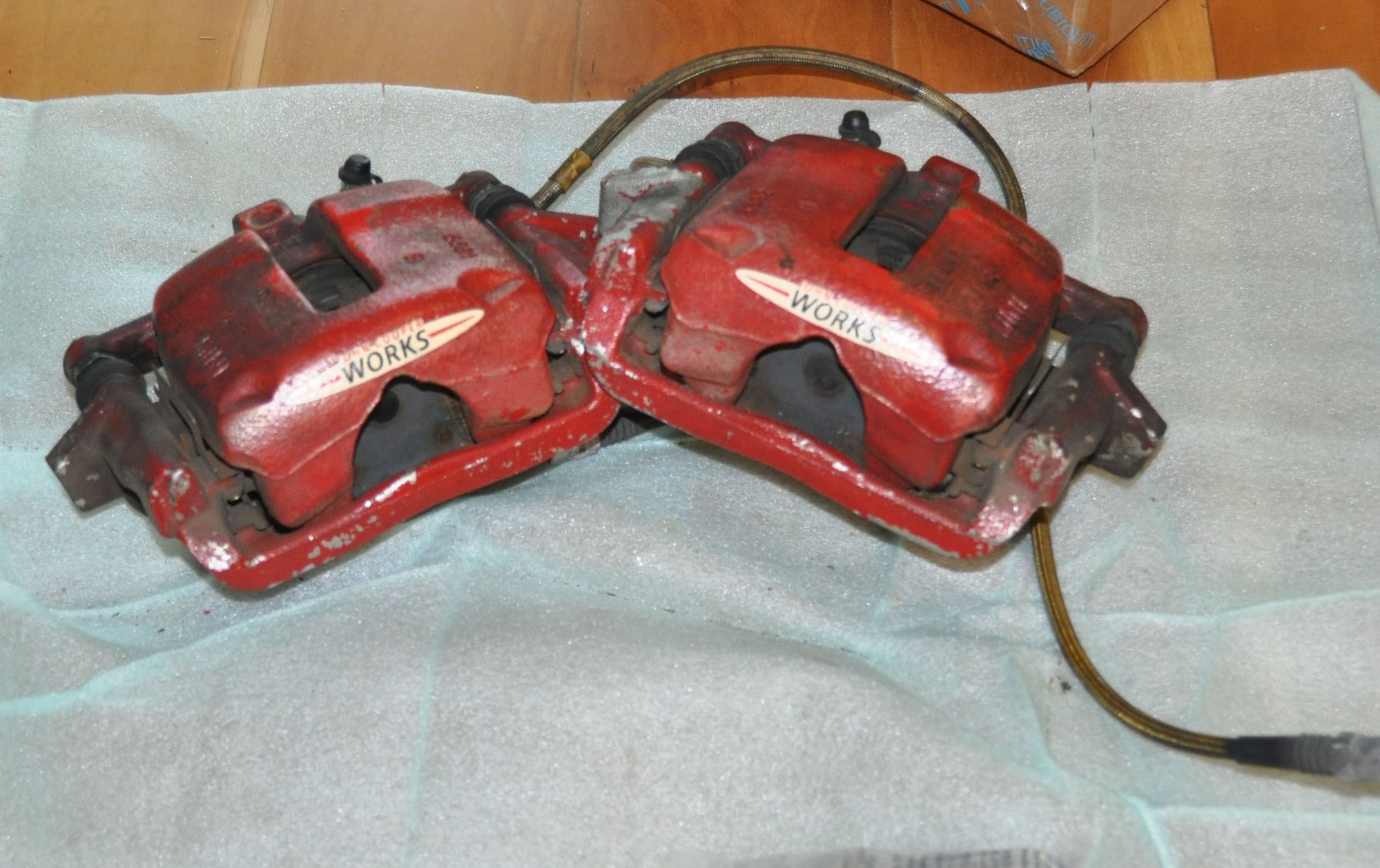 JCW Front Brake Kit Poor Mans version Complete and ready to install