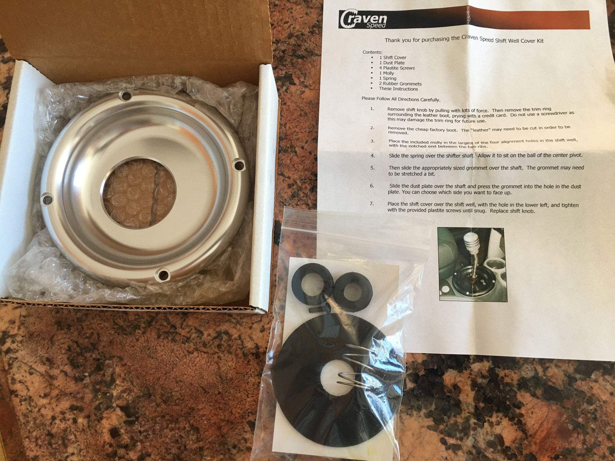 Accessories - Silver Cravenspeed 1st Gen shifter cover - New - 2002 to 2006 Mini Cooper - Chicago, IL 60047, United States