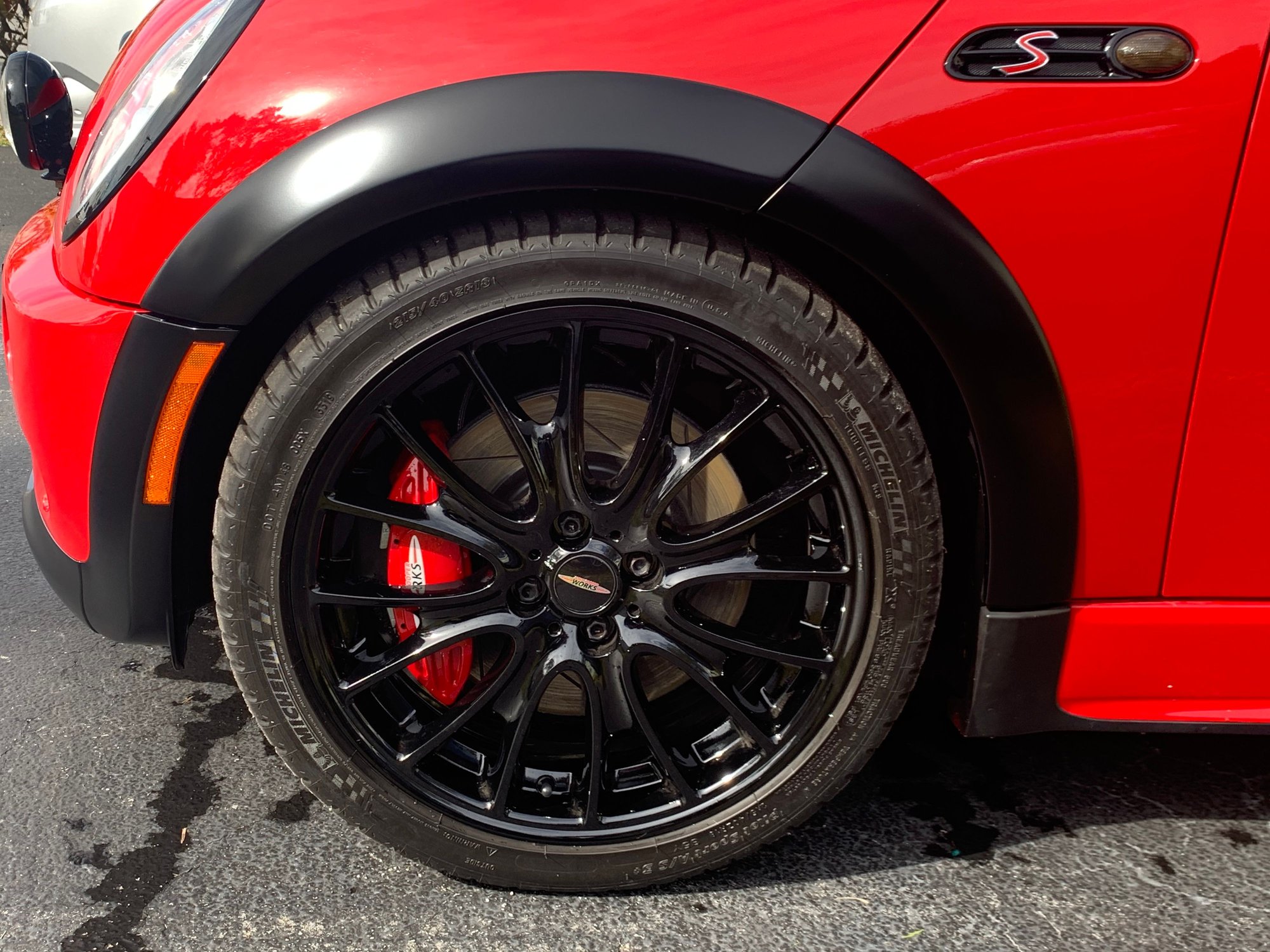 Brakes - JCW Brake Caliper Decals for Brembo Brakes - New - 2007 to 2013 Mini All Models - Hollywood, FL 33019, United States
