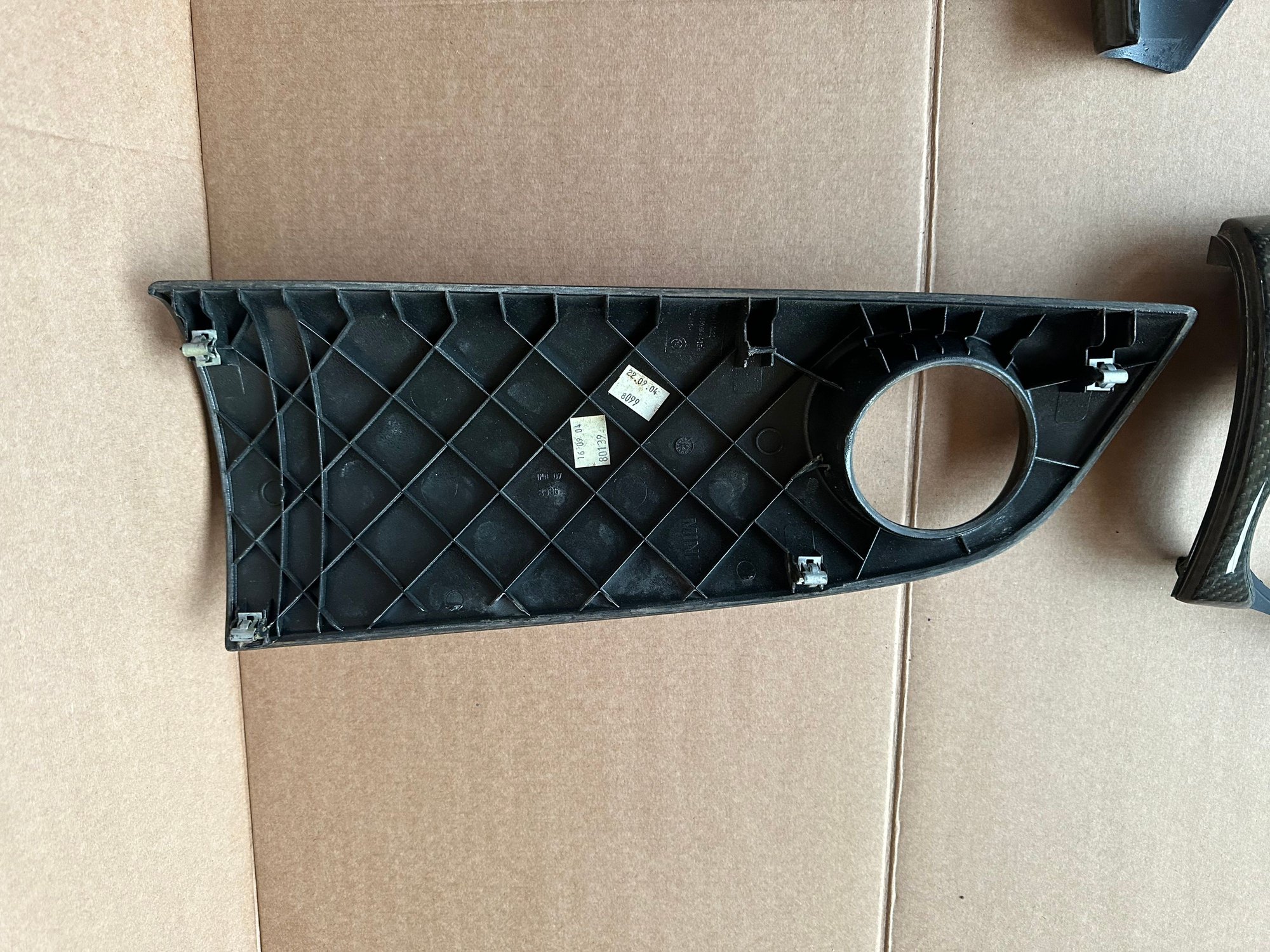 R53 JCW Carbon Fiber complete 3 piece dash and Downtubes North