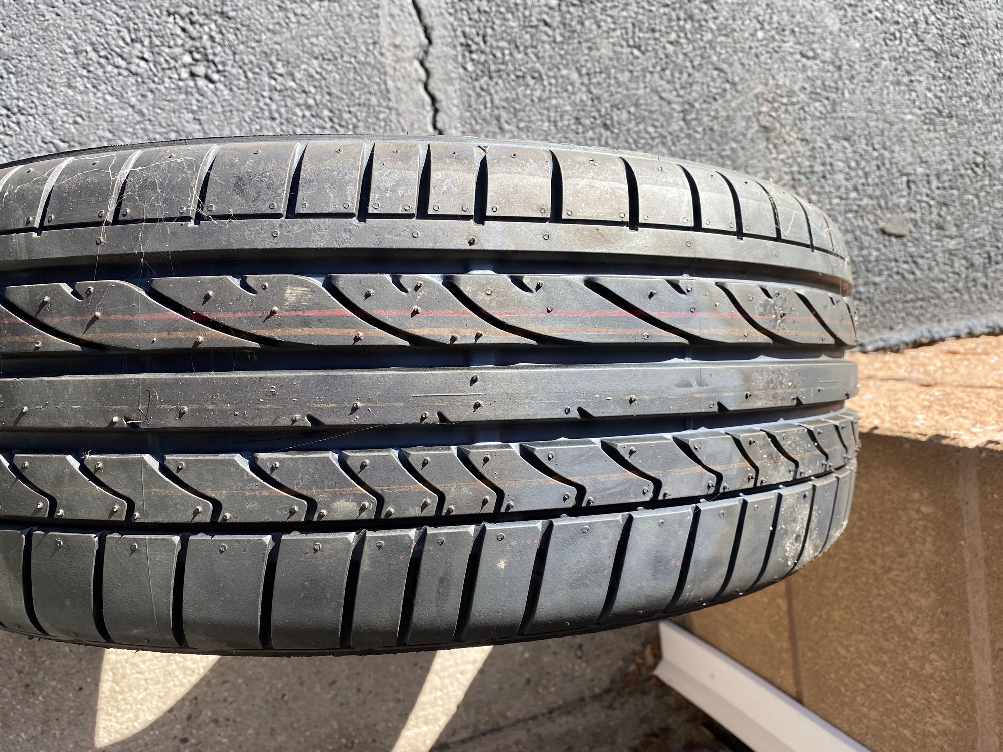 Set of five R111 wheels and tires 205/45R17 North American Motoring