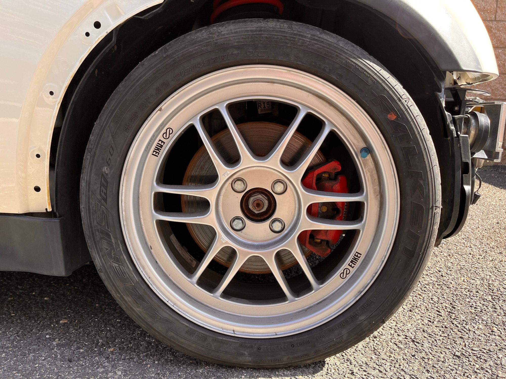 Wheels and Tires/Axles - Enkei RPF1 17” Falken Azenis RT660 215/45 - Used - 2000 to 2013 Mini Cooper - Southampton, NY 11968, United States