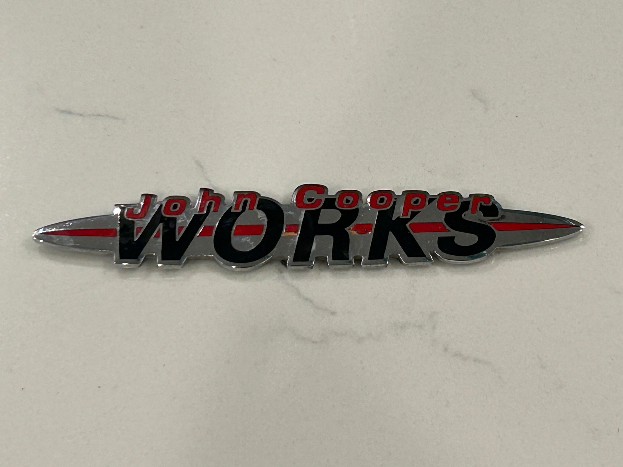 Exterior Body Parts - OEM John Cooper Works JCW Deck Lid Hatch Emblem Old Logo - Used - 0  All Models - Hillsboro, OR 97124, United States