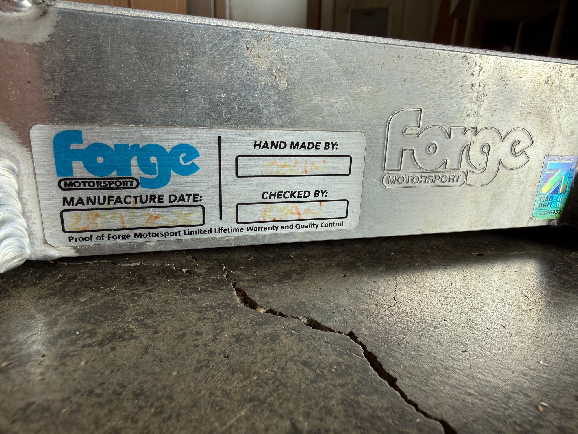 Engine - Power Adders - Forge Intercooler - R53 - Used - 2002 to 2006 Mini R53: "Mk I" Mini Cooper S - Marysville, WA 98270, United States