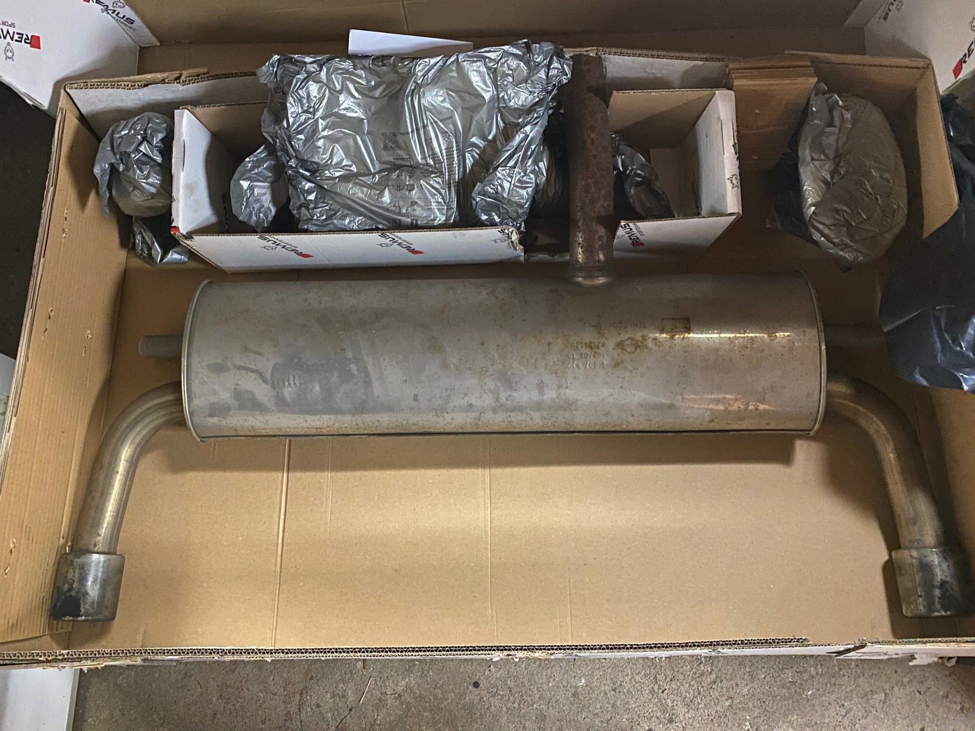 Engine - Exhaust - R60 stock exhaust - $125 - Used - 2014 to 2016 Mini R60: Countryman - Ridgewood, NJ 07450, United States
