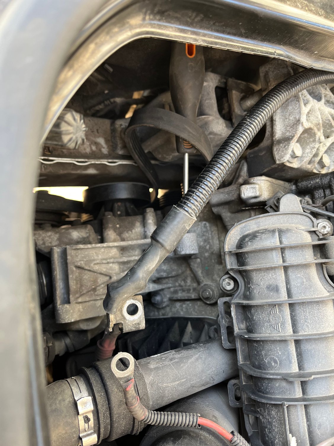 alternator removed