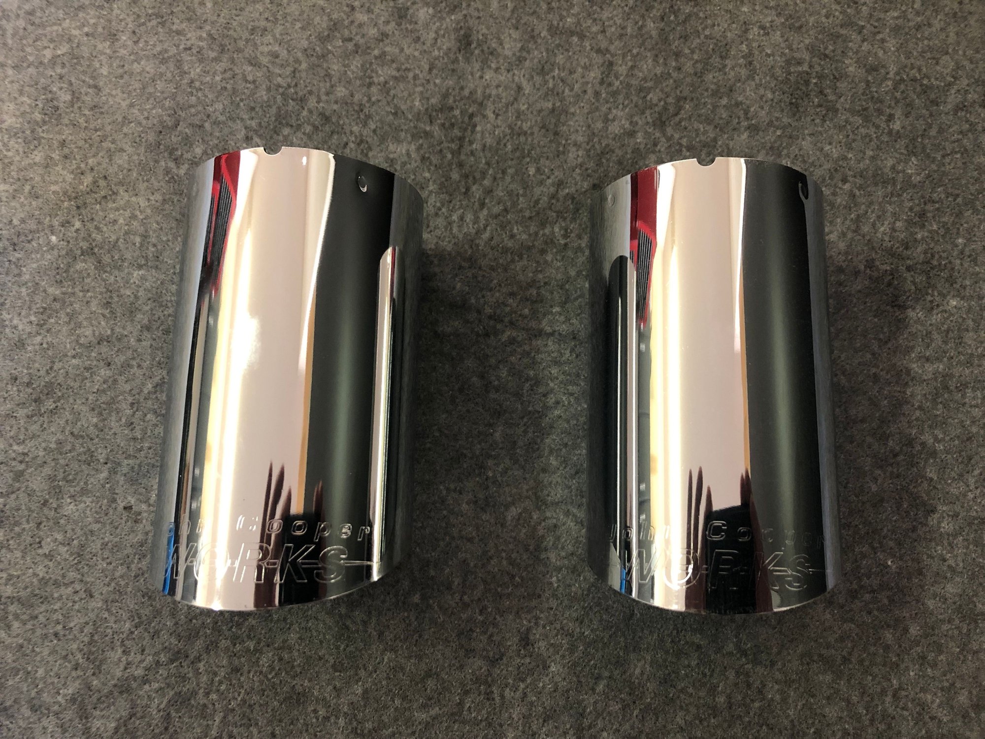 Engine - Exhaust - Mini Cooper JCW Tuning Kit Exhaust Tips New OEM 18107556986 05-08 R52 R53 - Used - 2005 to 2008 Mini Cooper - Austin, TX 78738, United States