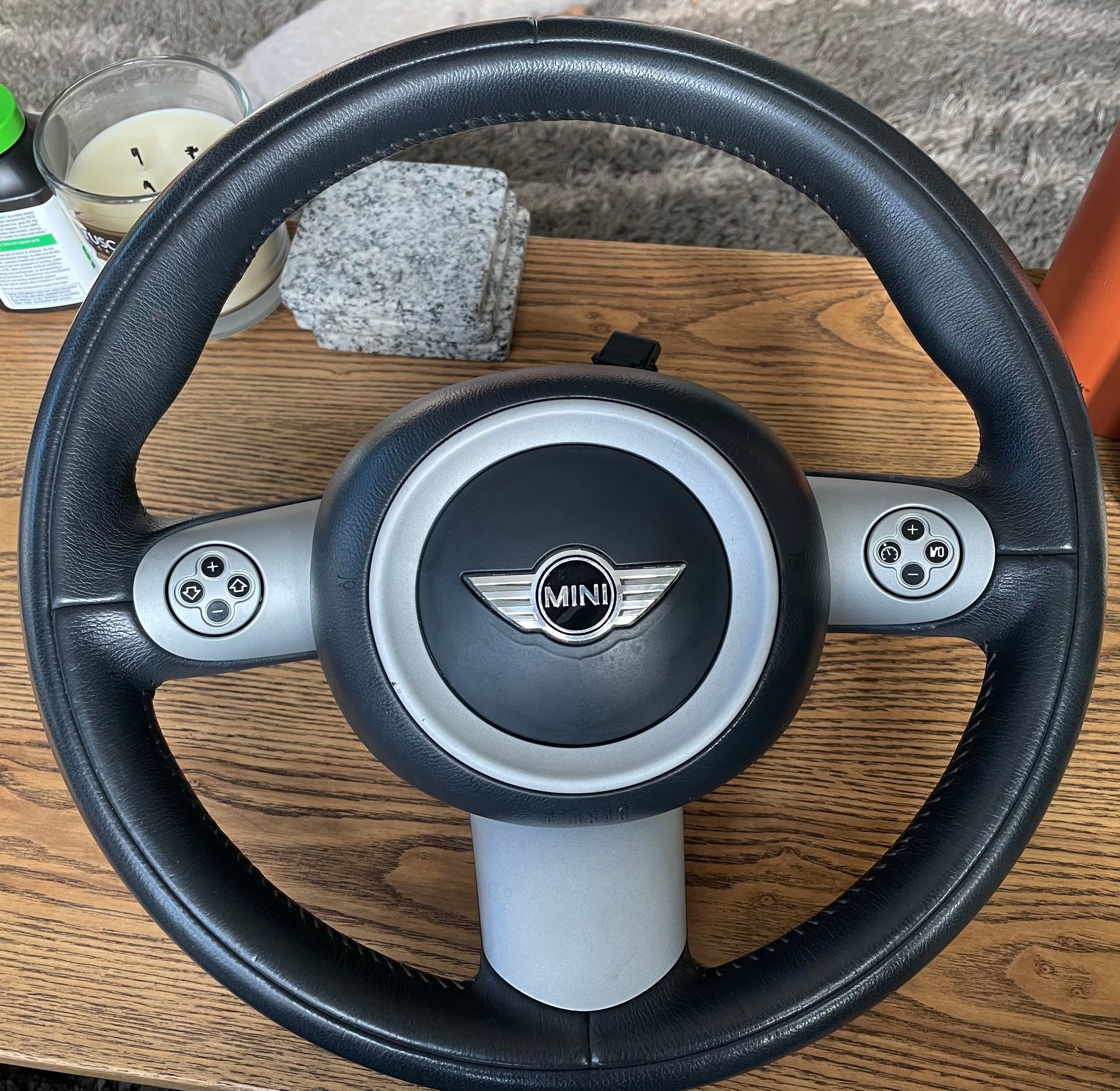 Interior/Upholstery - R53 3 Spoke Steering Wheel - Used - 2002 to 2006 Mini R53: "Mk I" Mini Cooper S - Everett, WA 98203, United States