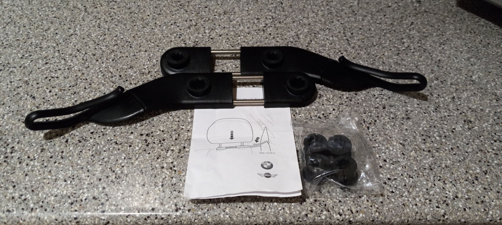 Interior/Upholstery - Seat Belt Holder - Set      Brand: Genuine MINI - New - 2006 Mini R53: "Mk I" Mini Cooper S - Carson City, NV 89703, United States