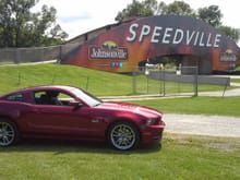 My old 2014 Mustang. Scarlet.