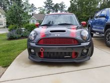 Showing Alta Intercooler and MINI Halo LED Daytime Driving Lights