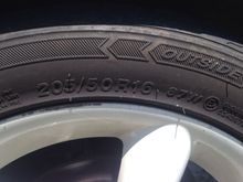 These are the tires on my car now. Rotalla radial f106. I don't know if they are run-flats or not but they feel super hard and give a rough ride. I feel like even if I keep the width, if I pick the right tire I can still get a nicer ride while gripping well. (These tires don't grip Amazing just alright)