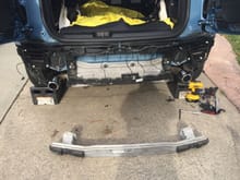 Bumper support removed