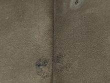 Closeup of driver’s seat bottom
