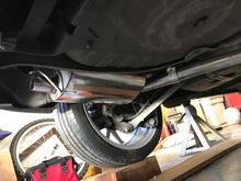 Left Muffler w/o tip