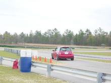 The more common view of a Mini at the track