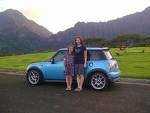 My lovely wife and daughter...they love the R53 too!