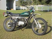1972 Yamaha 250 Trial. The first actual motored vehicle I learned how to crash, a lot, when I was 12.