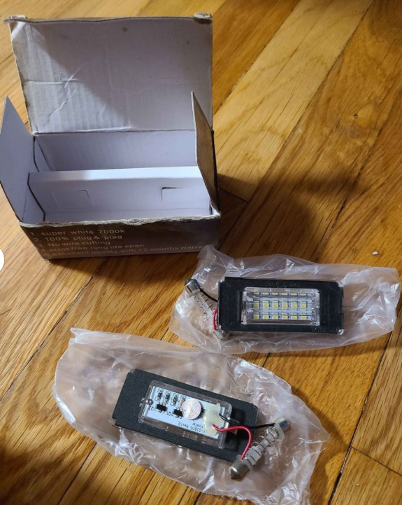 Lights - R56 License LED lights 2 - New - 2006 to 2013 Mini Cooper - North Arlington, NJ 07031, United States