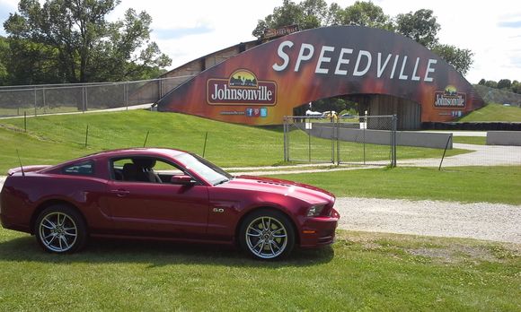 My old 2014 Mustang. Scarlet.